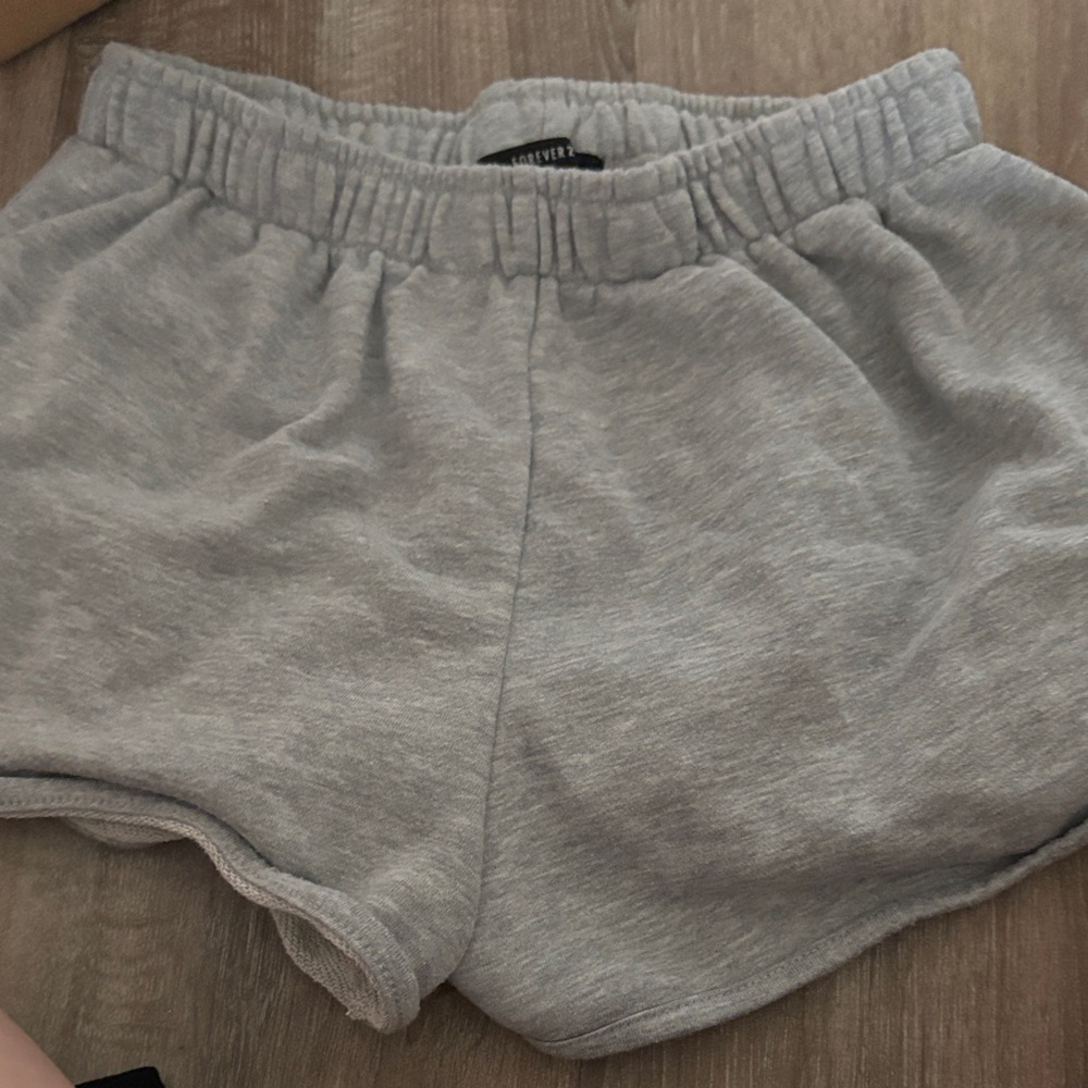 Forever 21 Heather Gray Athletic Shorts